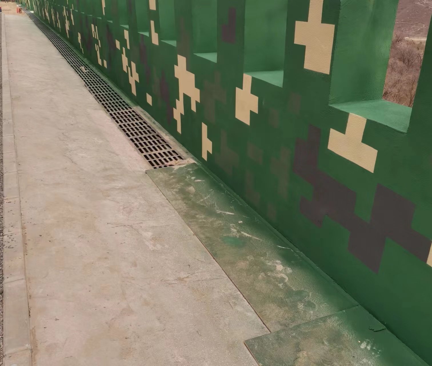 合肥围墙迷彩喷涂,数迷彩漆